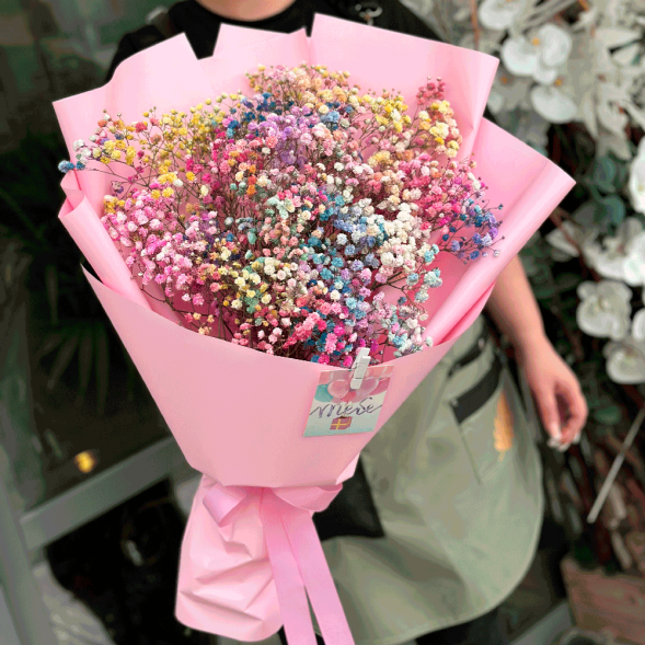 Букет Радужная гипсофила в Гурзуфе