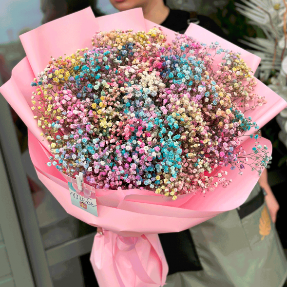 Букет Радужная гипсофила в Гурзуфе