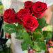 5 красных роз в Гурзуфе