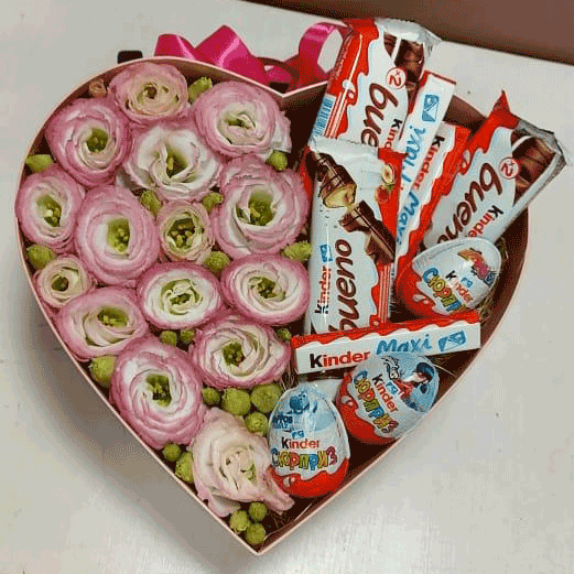 Композиция в коробке &quot;Приятный сюрприз&quot; в Гурзуфе